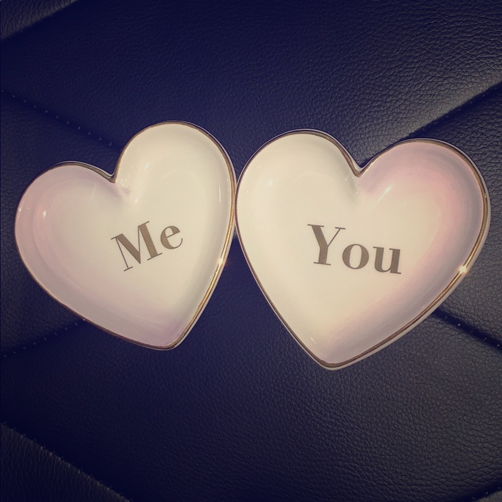 NWT ♥️Martha Stewart You & Me Trinket Trays